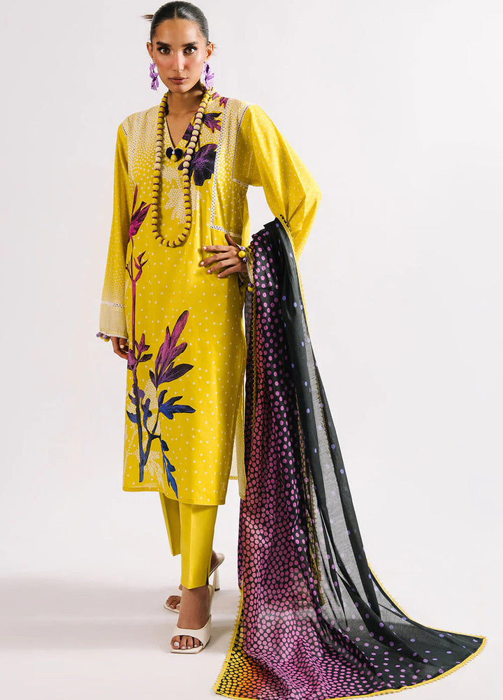 Heritage by Gul Ahmed Unstitched Printed Lawn 3 Piece Suit GA26UFH CL-62160 - Summer Collection