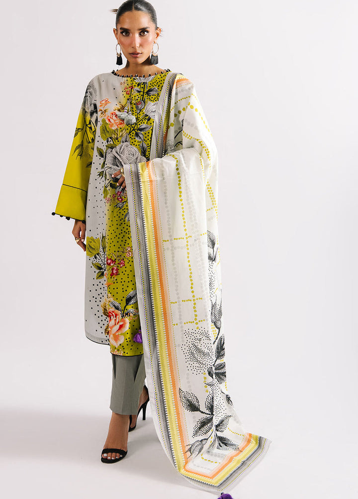 Heritage by Gul Ahmed Unstitched Printed Lawn 3 Piece Suit GA26UFH CL-62208 - Summer Collection