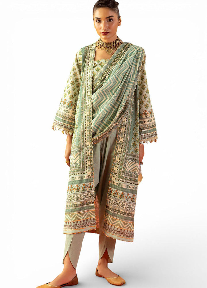 Heritage by Gul Ahmed Unstitched Printed Lawn 3 Piece Suit GA26UFH CL-62211 - Summer Collection
