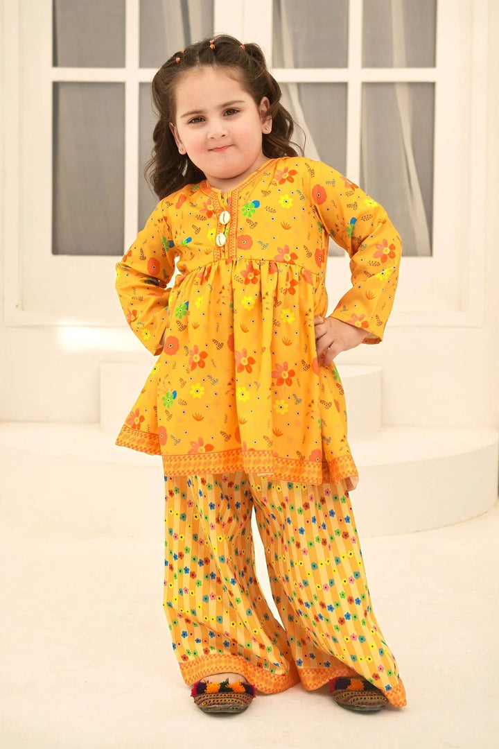 Ochre RTW Printed Girls 2 Piece Herringbone  INDP-15 - Summer Collection