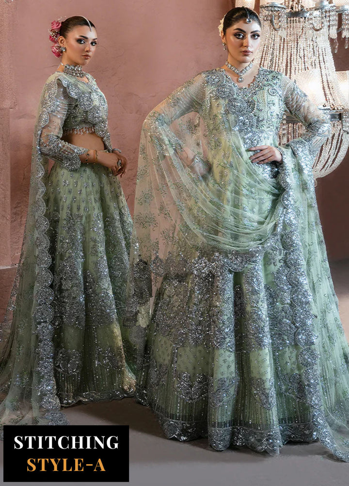 Noor e Naaz by Imrozia  Embroidered Net 3 Piece Suit IB-51 Mehkaam