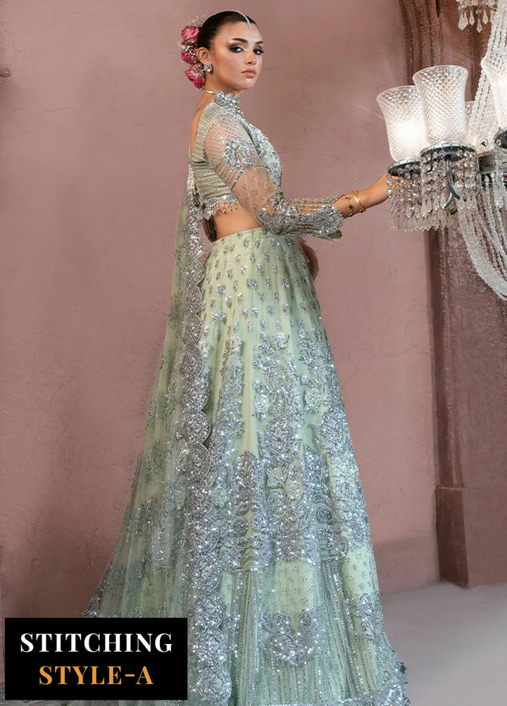 Noor e Naaz by Imrozia  Embroidered Net 3 Piece Suit IB-51 Mehkaam