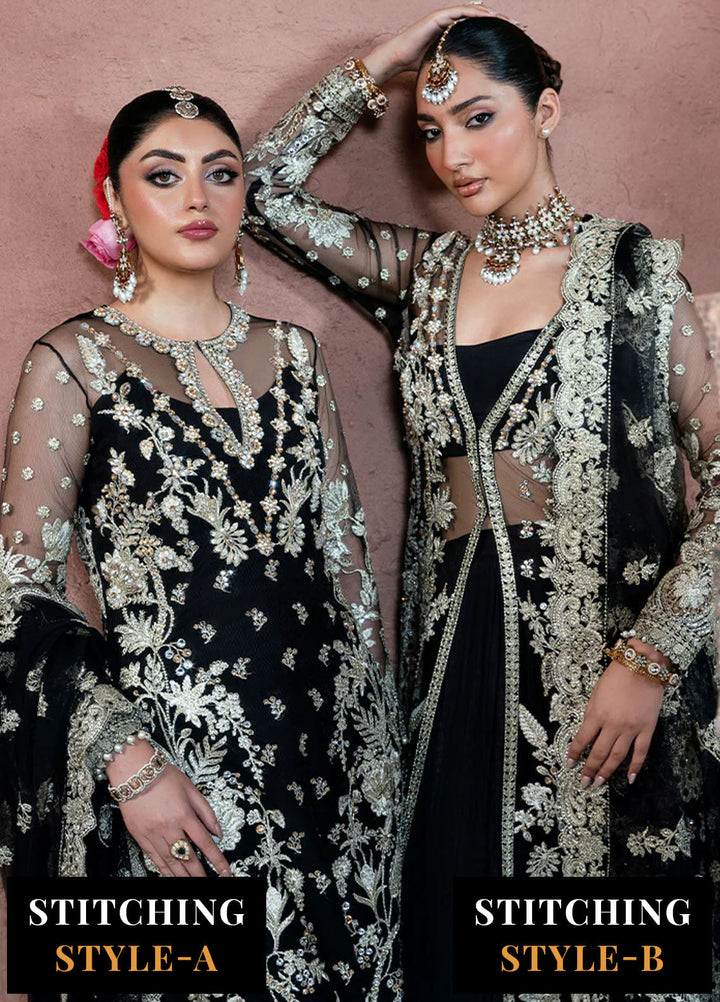 Noor e Naaz by Imrozia  Embroidered Net 3 Piece Suit IB-52 Nazrana