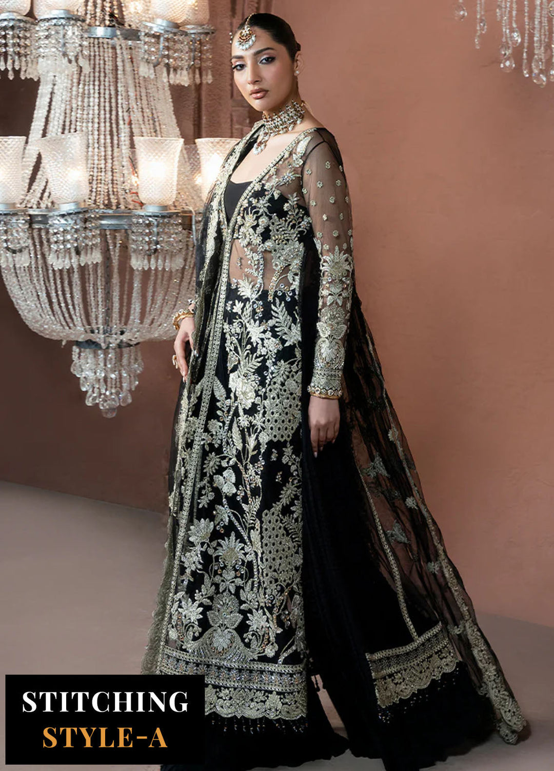 Noor e Naaz by Imrozia  Embroidered Net 3 Piece Suit IB-52 Nazrana