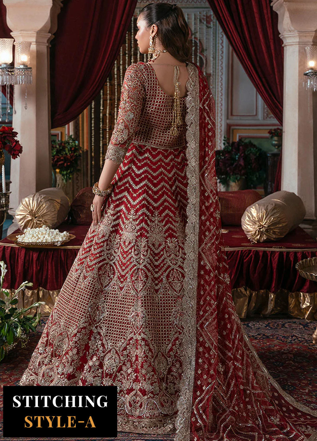 Noor e Naaz by Imrozia  Embroidered Net 3 Piece Suit IB-54 Zeenat