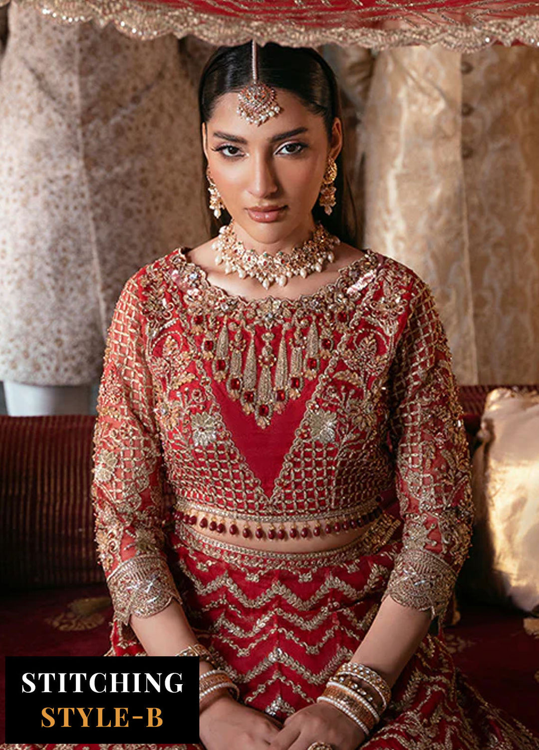 Noor e Naaz by Imrozia  Embroidered Net 3 Piece Suit IB-54 Zeenat