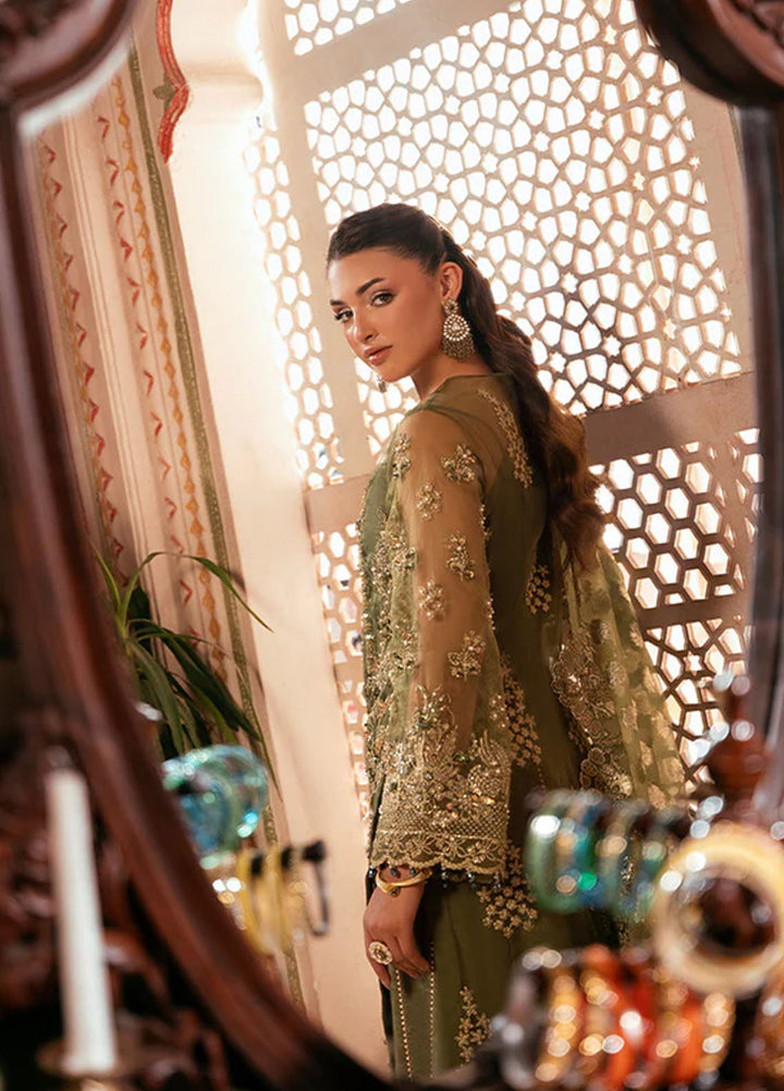 Noor e Naaz by Imrozia  Embroidered Organza 3 Piece Suit IB-58 Gulzaar