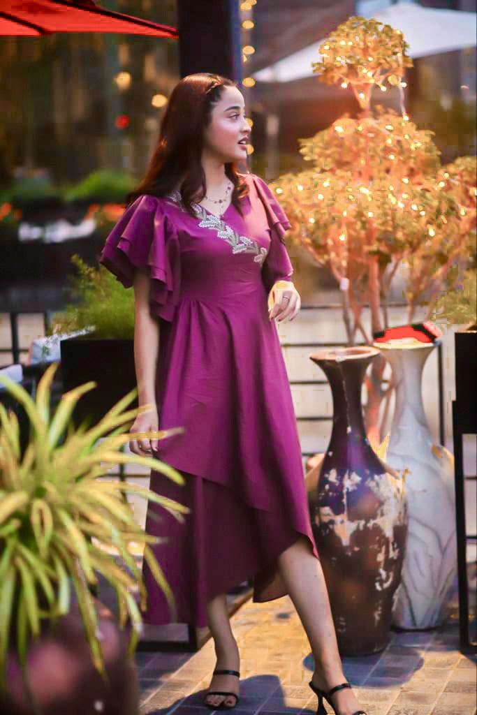 Syah Women RTW Solids Cotton 1 Piece Baby Breath - Festive Collection