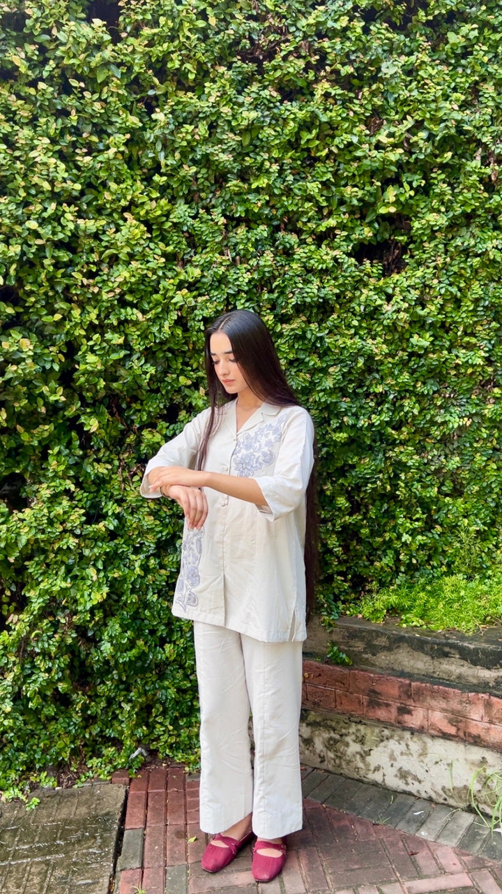 Urban Cut RTW Embroidered Cotton Co-Ord Sets Suit C-16 - Casual Collection