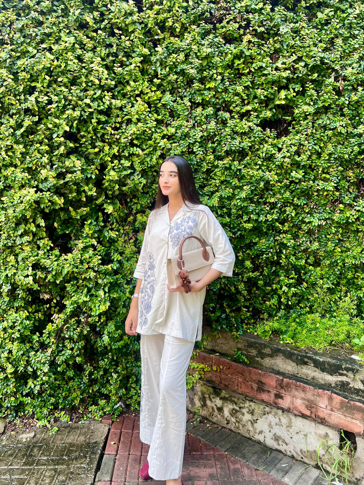 Urban Cut RTW Embroidered Cotton Co-Ord Sets Suit C-16 - Casual Collection