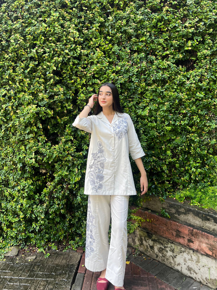 Urban Cut RTW Embroidered Cotton Co-Ord Sets Suit C-16 - Casual Collection