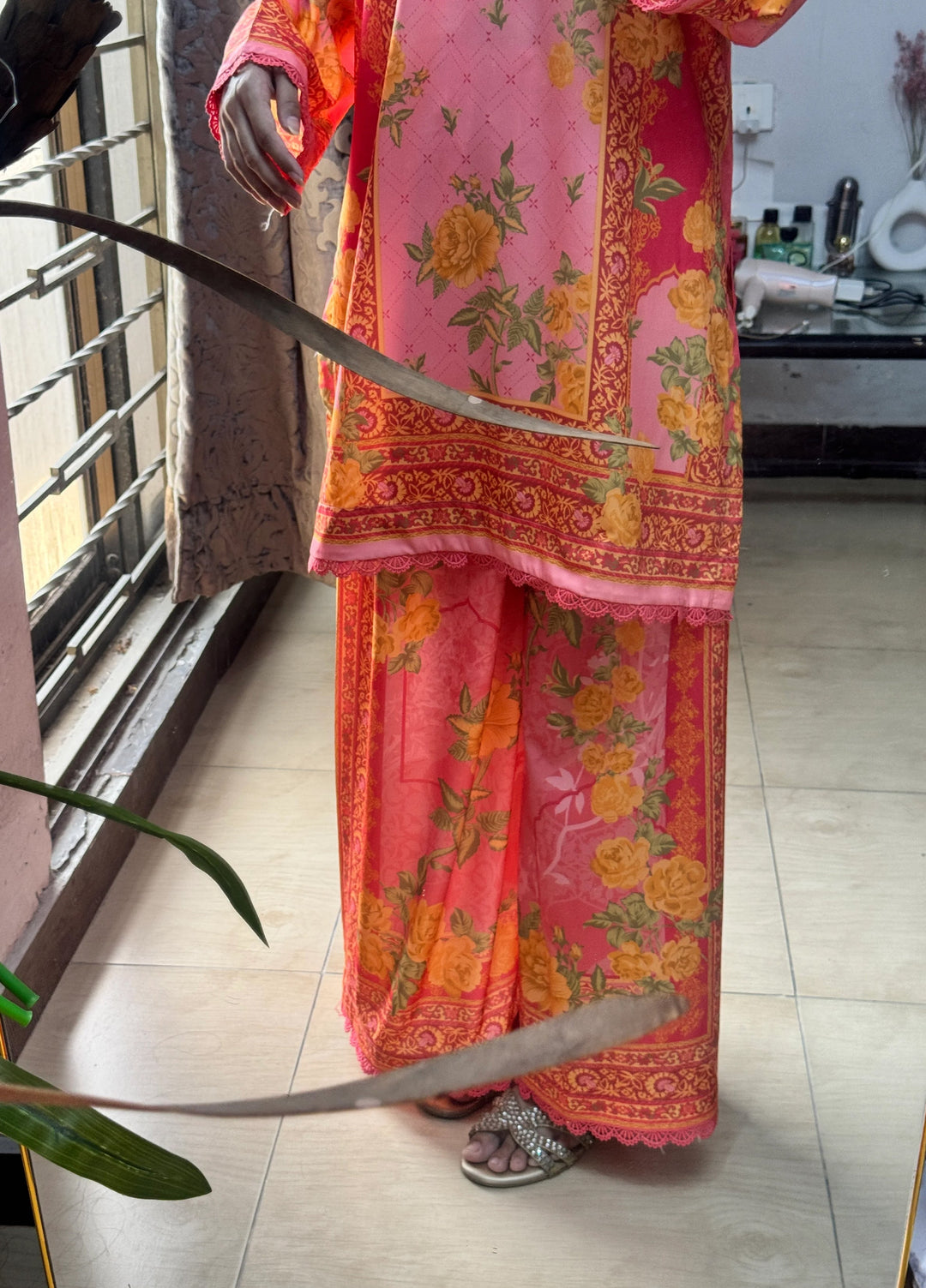 Saba Sumaiya Women RTW Printed Crepe Lawn 2 Piece Suit SS-78659 Rose - Casual Collection
