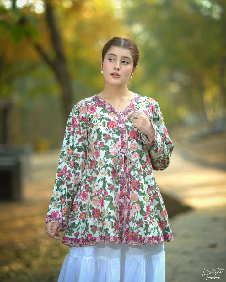 Urban Cut RTW Printed Cotton 1 Piece Floral Shirt Casual Collection