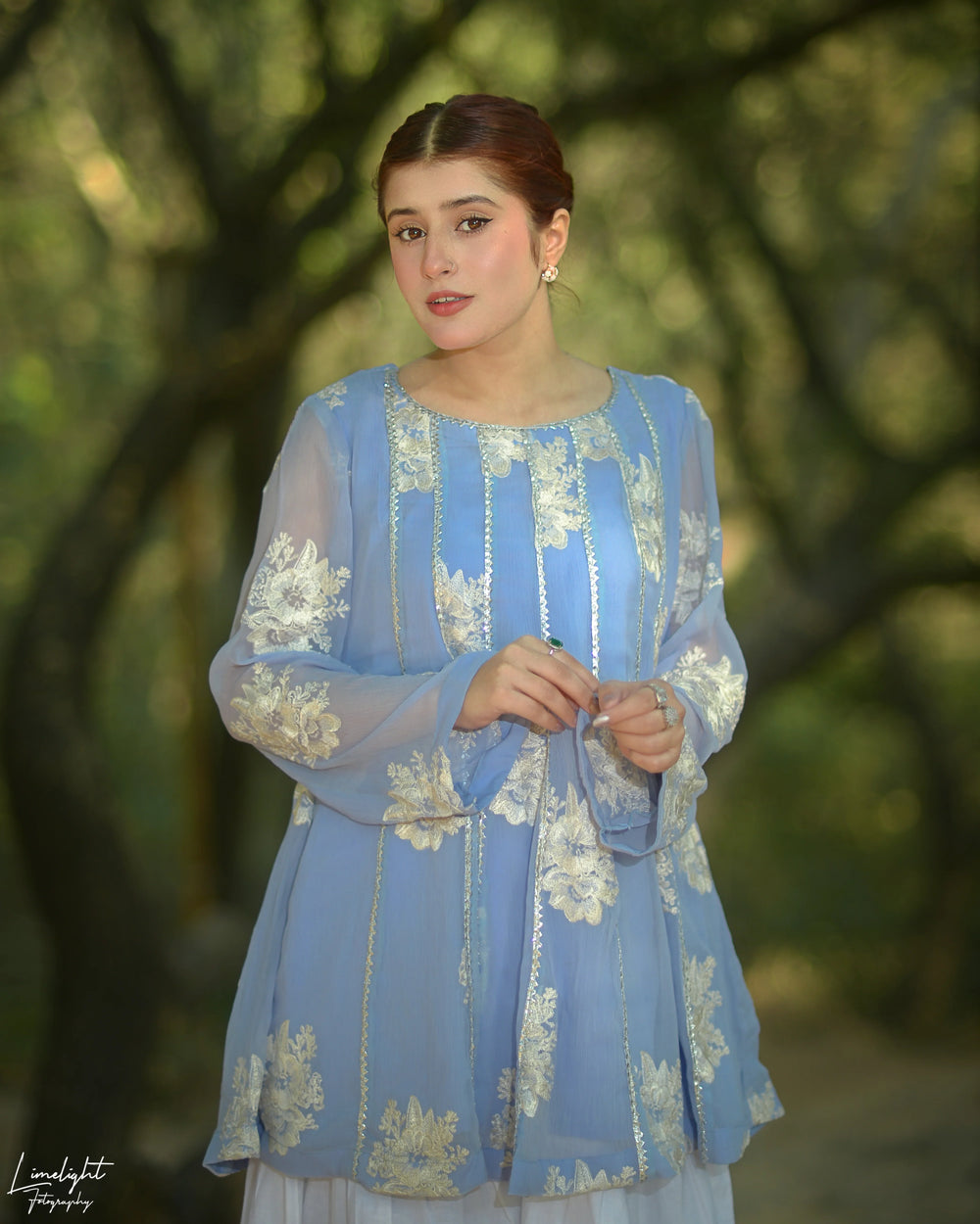 Urban Cut RTW Embroidered Cotton 1 Piece Peplum Top Casual Collection