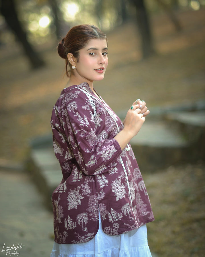 Urban Cut RTW Printed Cotton 1 Piece Floral Shirt 2 Casual Collection