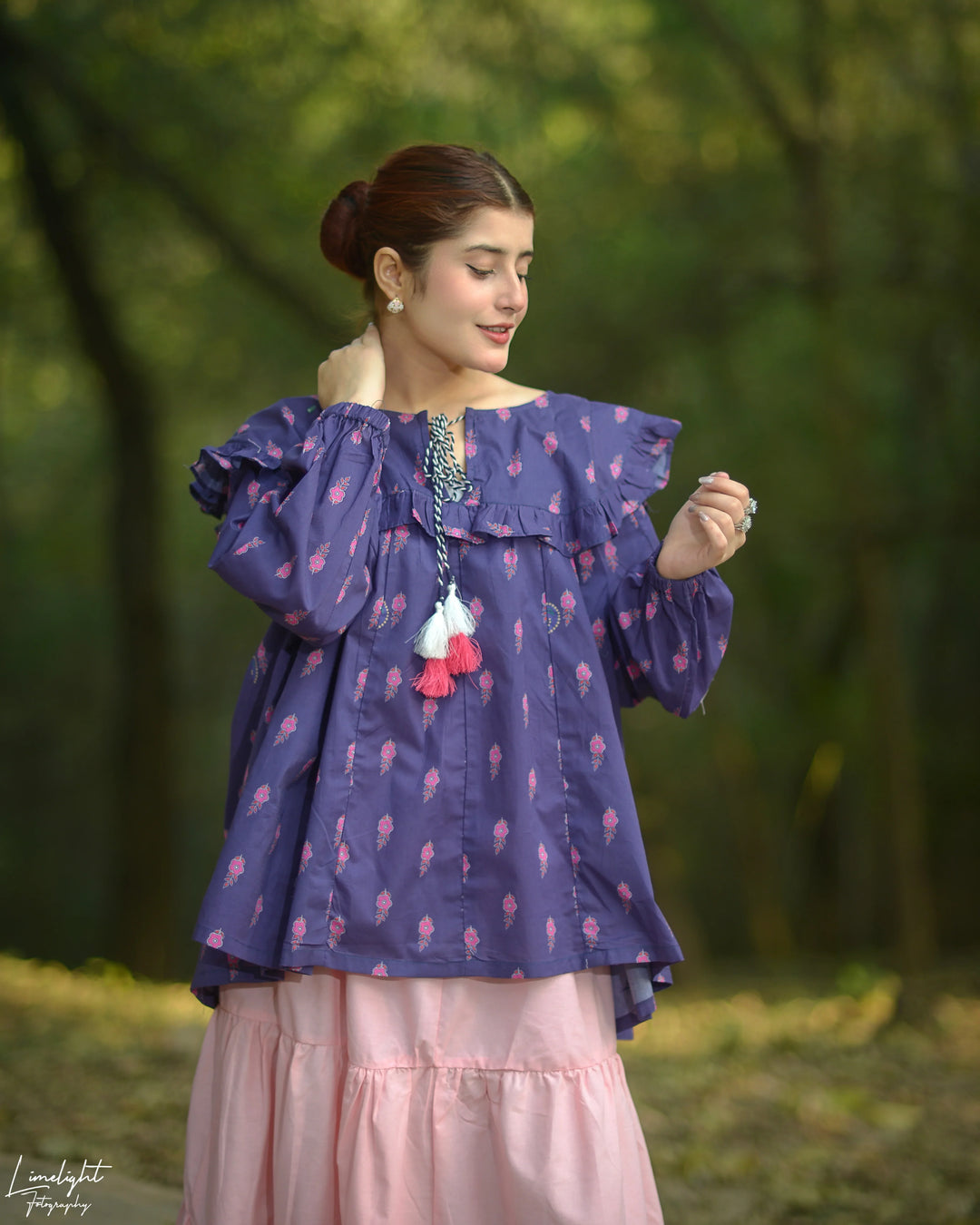 Urban Cut RTW Solids Cotton 1 Piece Pink Maxi Casual Collection