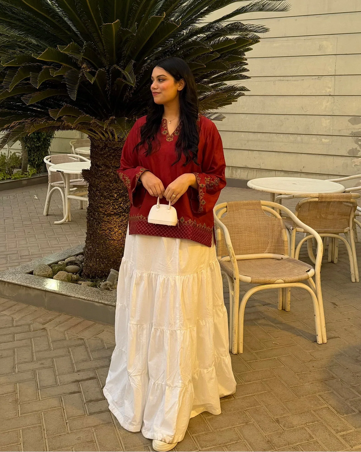 Urban Cut RTW Embroidered Lawn 1 Piece Flowy Shirt Casual Collection