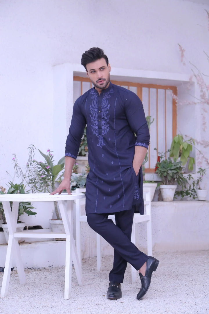 Edge Republic Embroidered Men Kurta Pajama - ER MR 48