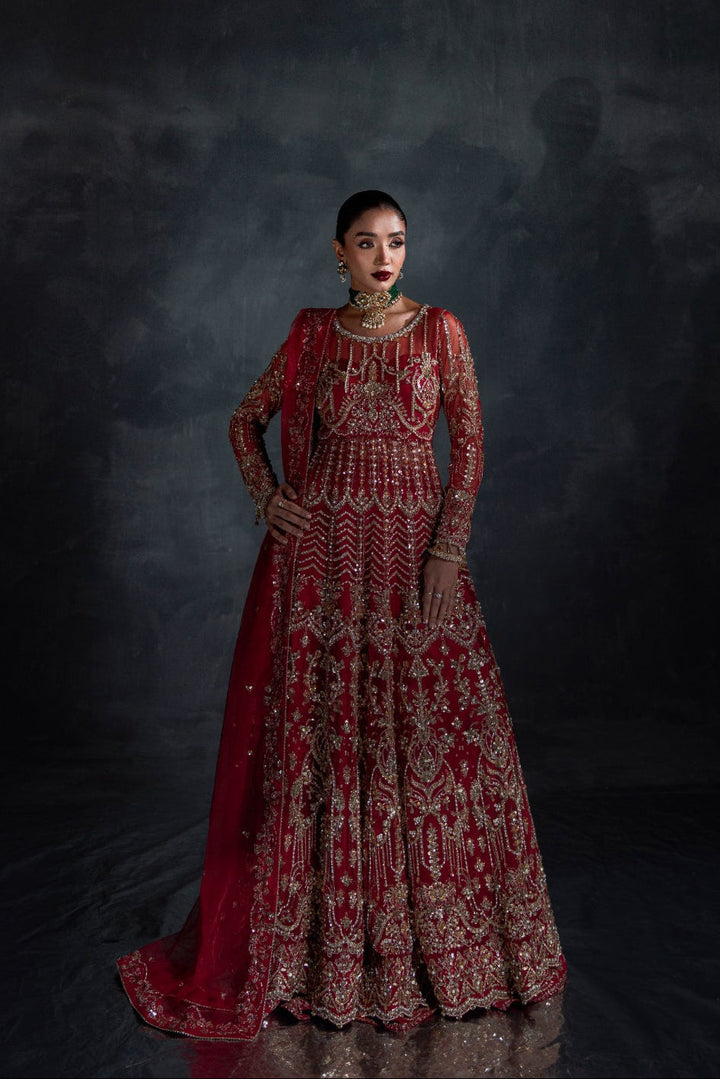 Reve Dore by Enzo RTW Hand work Bareeze Net 3 Piece Suit ELOURA Wedding Collection