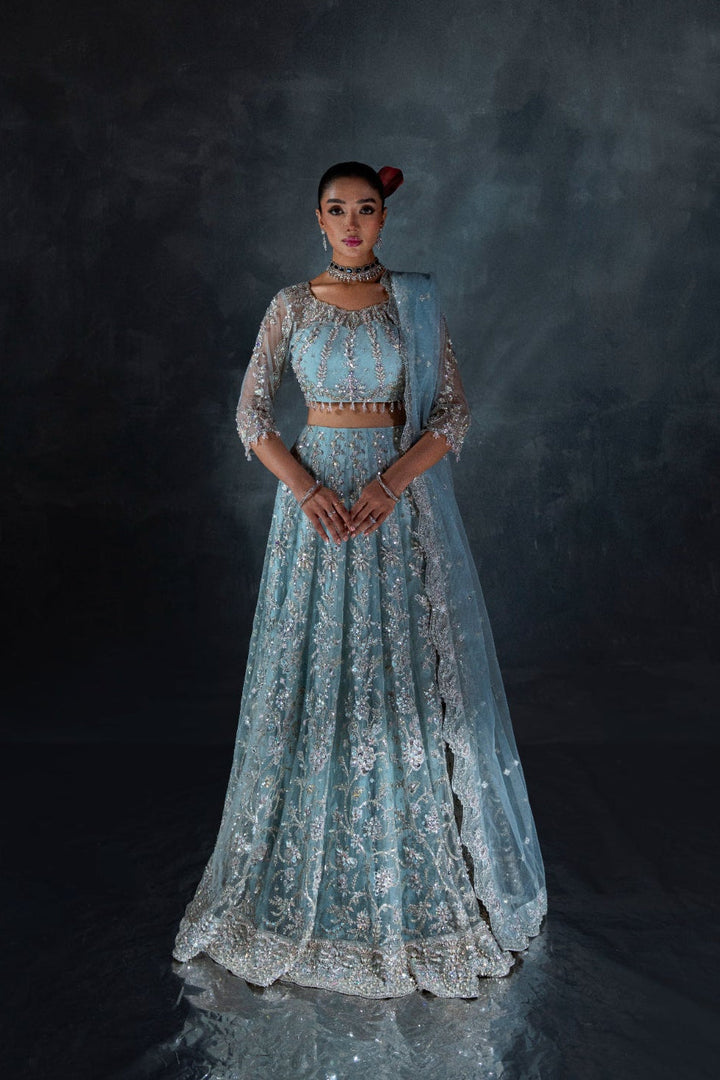 Reve Dore by Enzo RTW Hand work Bareeze Net 3 Piece Suit SYERA Wedding Collection
