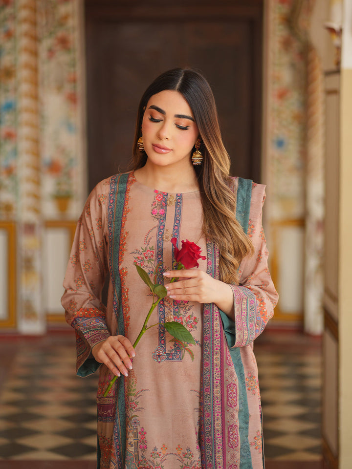 TNG Women Luxury Pret Printed Crepe 2 Piece Suit Aina - Casual Collection