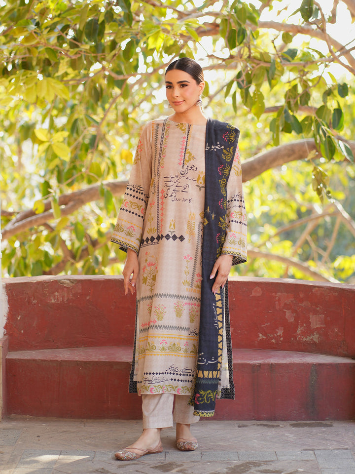 TNG Women Luxury Pret Printed Crepe 2 Piece Suit Quwwat - Casual Collection