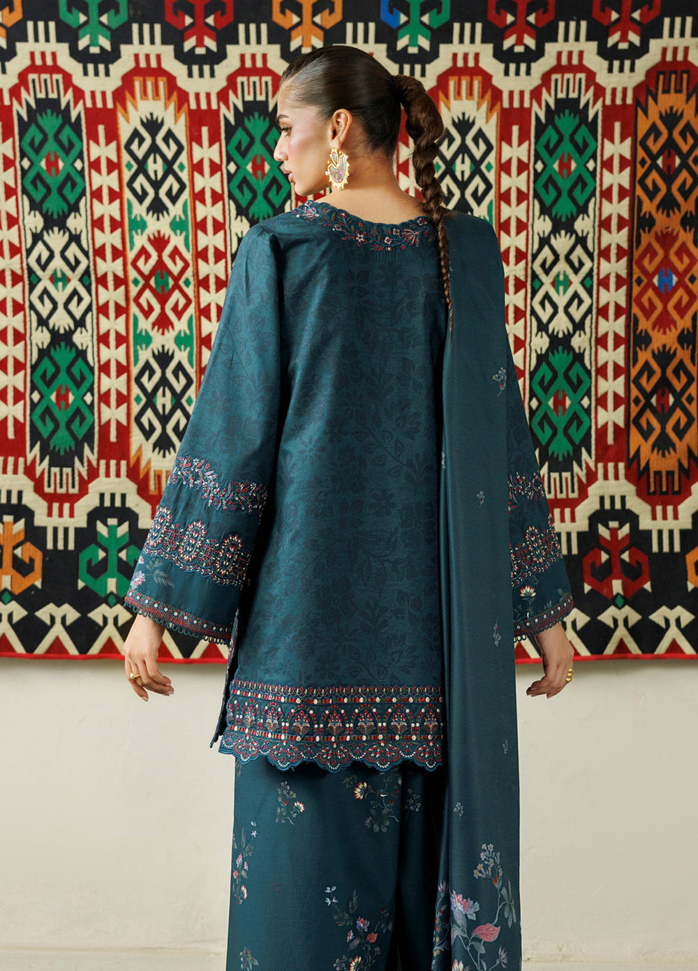 Pre Fall by Iznik Unstitched Embroidered Viscose Linen 3 Piece Suit IZ26UPVC IPF-21 - Casual Collection