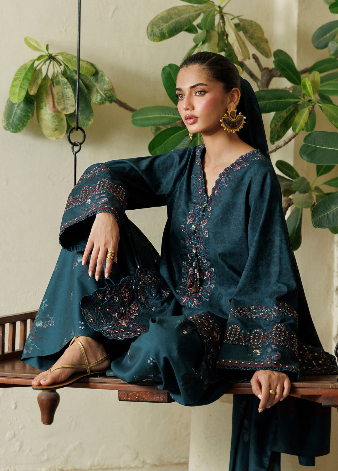 Pre Fall by Iznik Unstitched Embroidered Viscose Linen 3 Piece Suit IZ26UPVC IPF-21 - Casual Collection