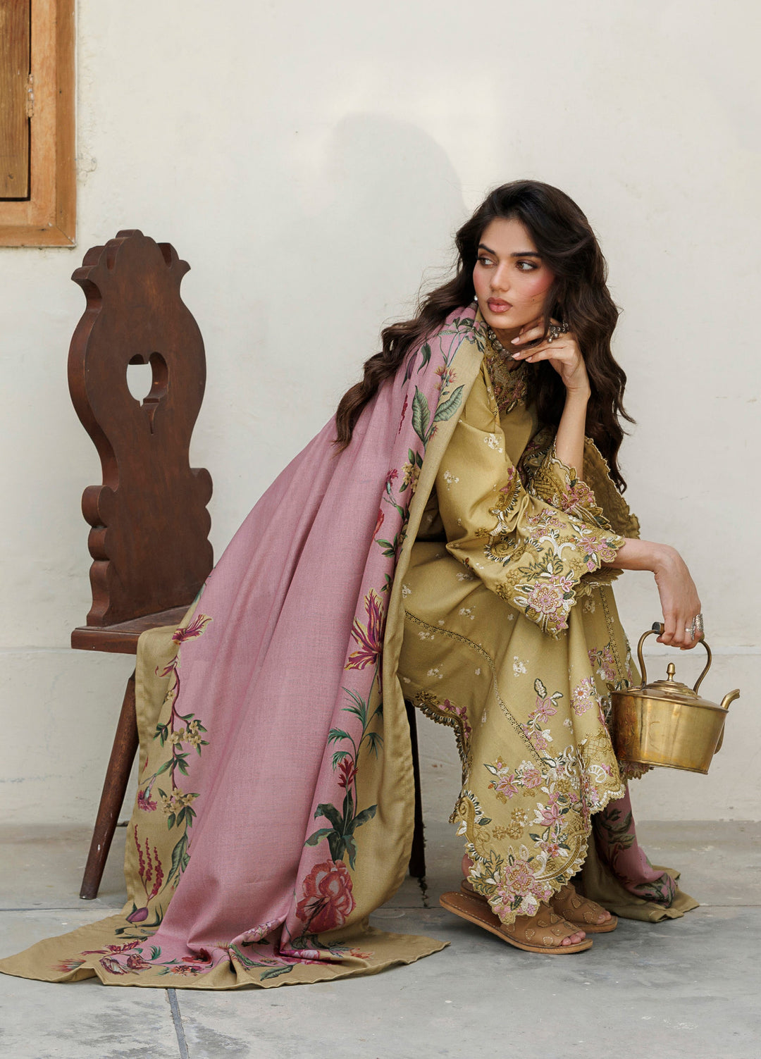 Pre Fall by Iznik Unstitched Embroidered Viscose Linen 3 Piece Suit IZ26UPVC IPF-23 - Casual Collection