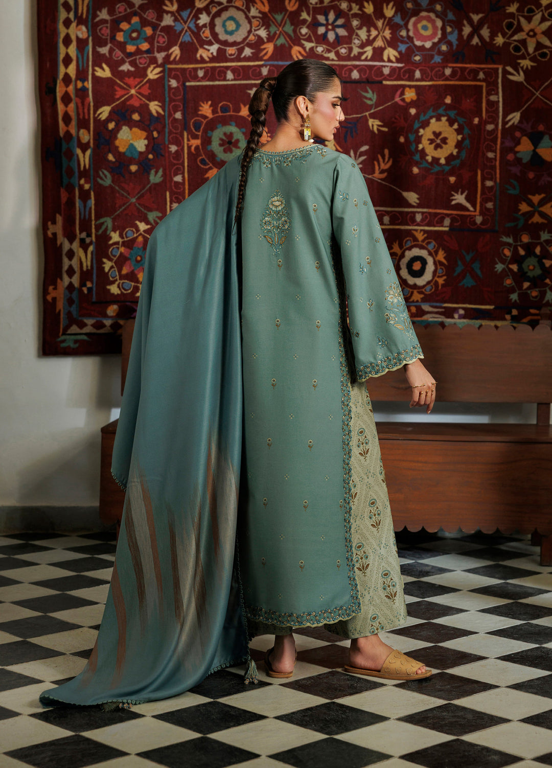 Pre Fall by Iznik Unstitched Embroidered Viscose Linen 3 Piece Suit IZ26UPVC IPF-24 - Casual Collection