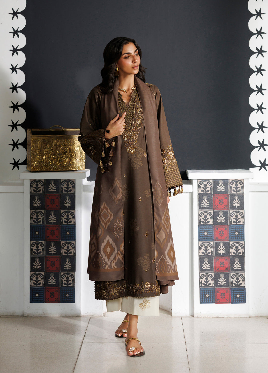 Pre Fall by Iznik Unstitched Embroidered Viscose Linen 3 Piece Suit IZ26UPVC IPF-25 - Casual Collection