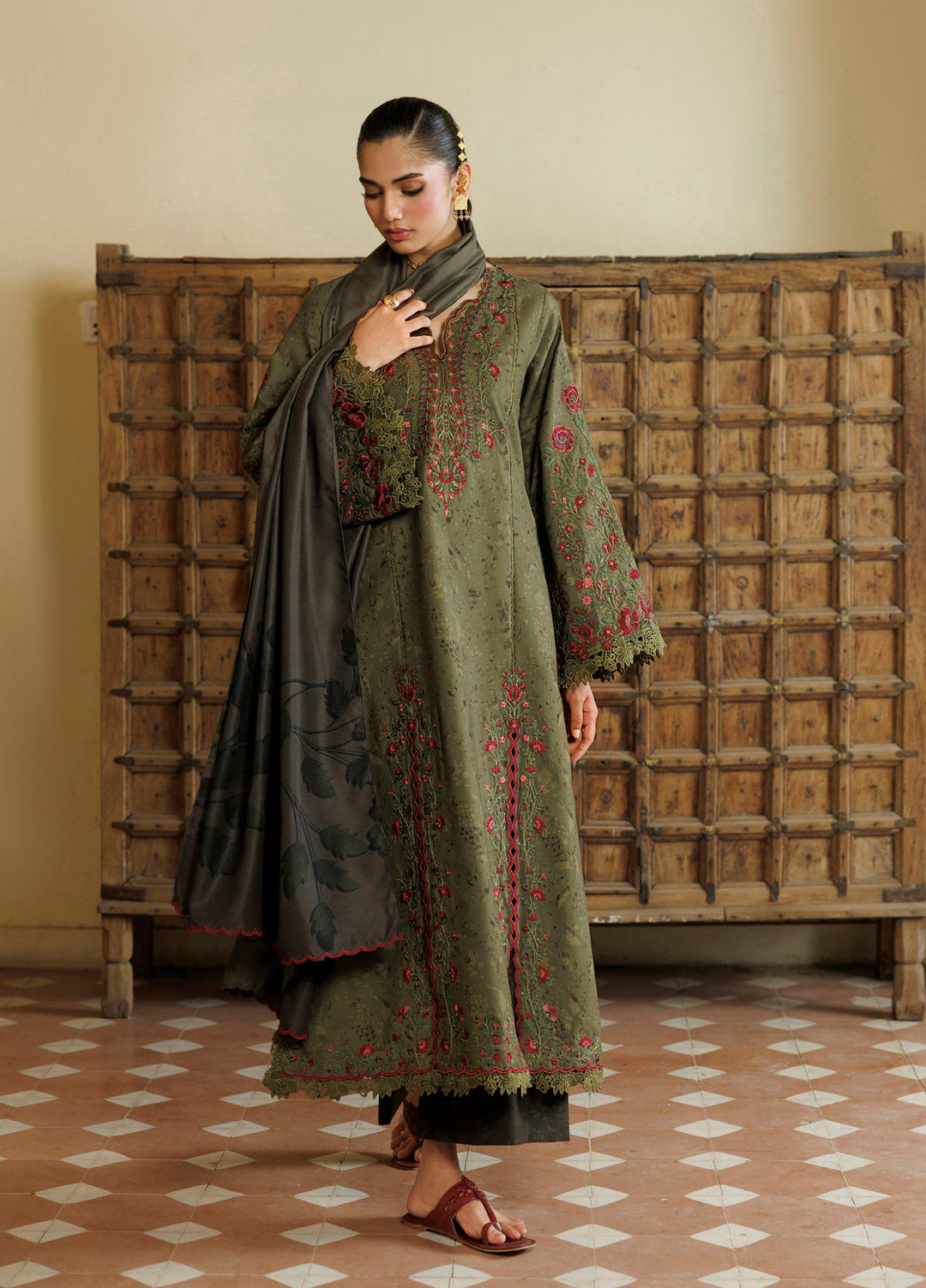 Pre Fall by Iznik Unstitched Embroidered Viscose Linen 3 Piece Suit IZ26UPVC IPF-27 - Casual Collection