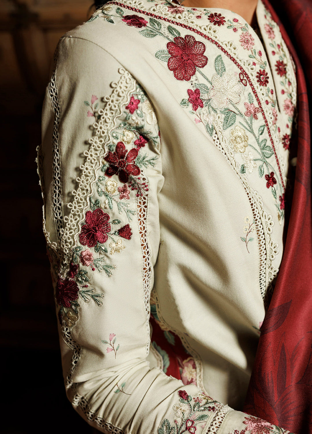 Pre Fall by Iznik Unstitched Embroidered Viscose Linen 3 Piece Suit IZ26UPVC IPF-28 - Casual Collection