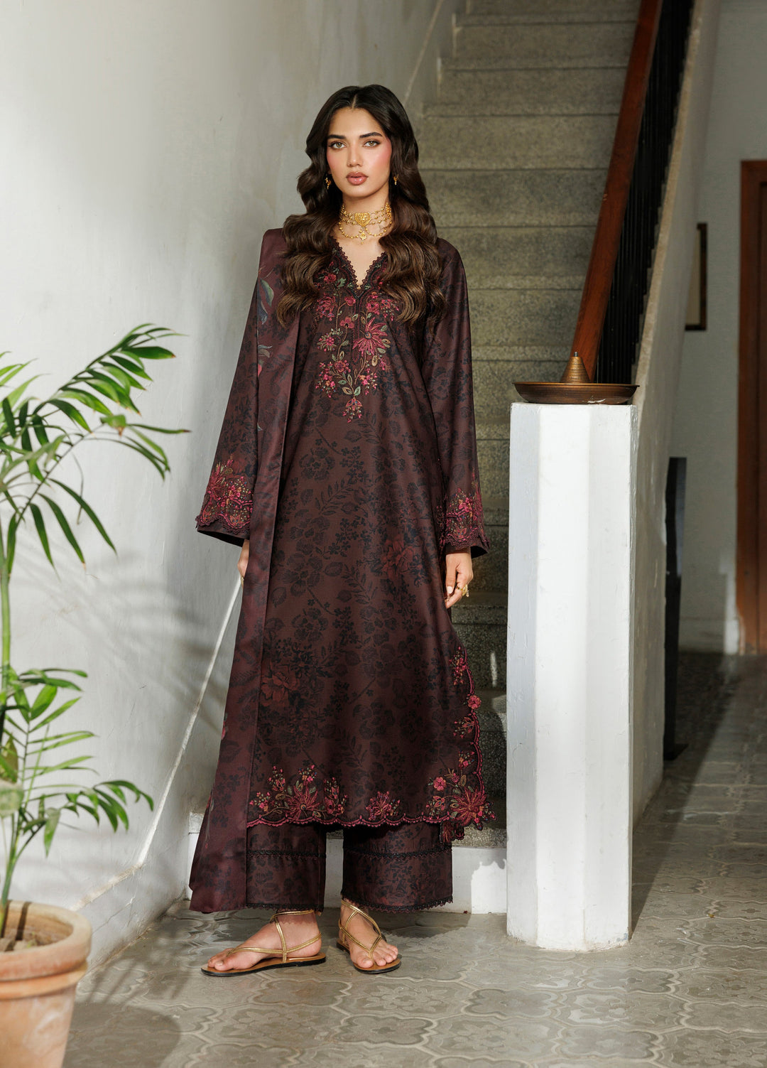 Pre Fall by Iznik Unstitched Embroidered Viscose Linen 3 Piece Suit IZ26UPVC IPF-29 - Casual Collection