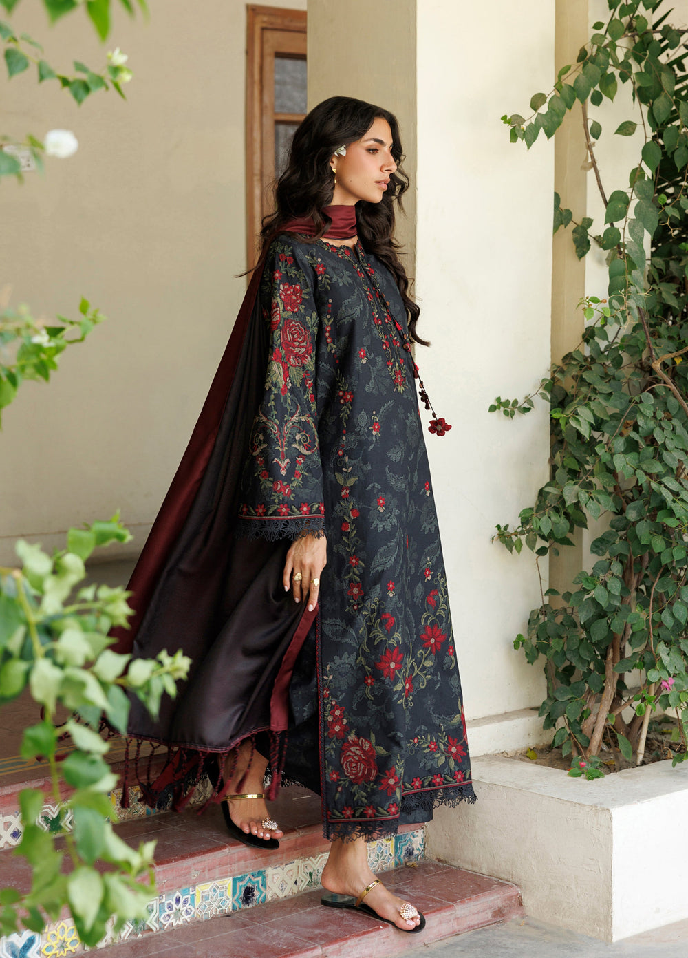 Pre Fall by Iznik Unstitched Embroidered Viscose Linen 3 Piece Suit IZ26UPVC IPF-31 - Casual Collection