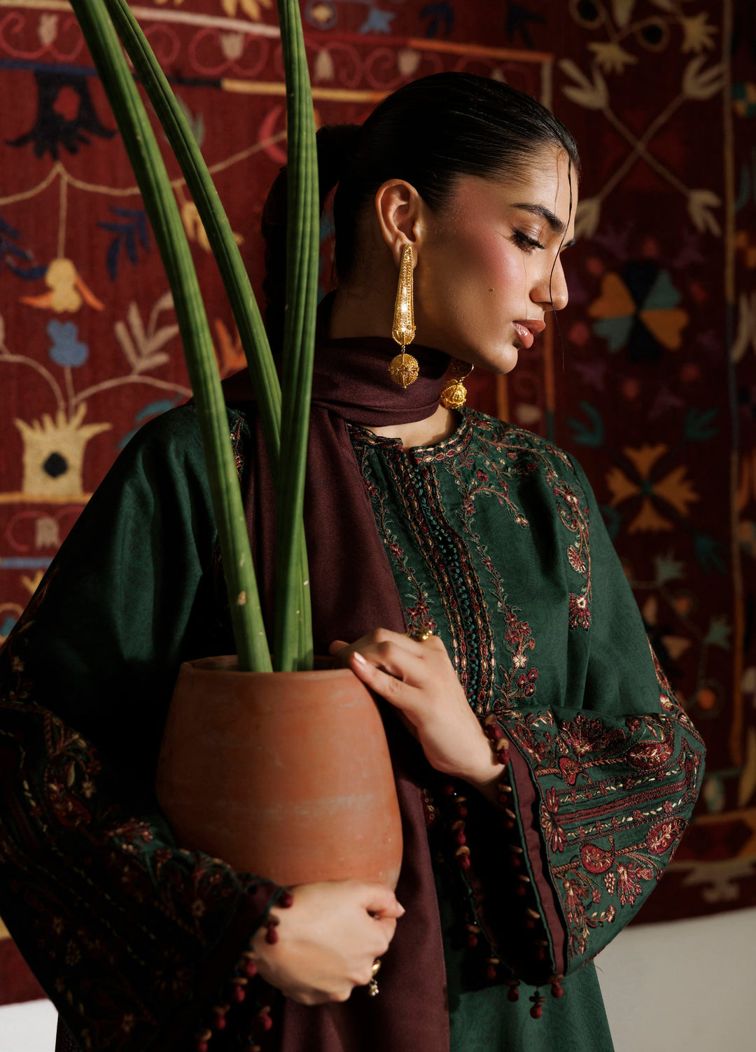 Pre Fall by Iznik Unstitched Embroidered Viscose Linen 3 Piece Suit IZ26UPVC IPF-32 - Casual Collection