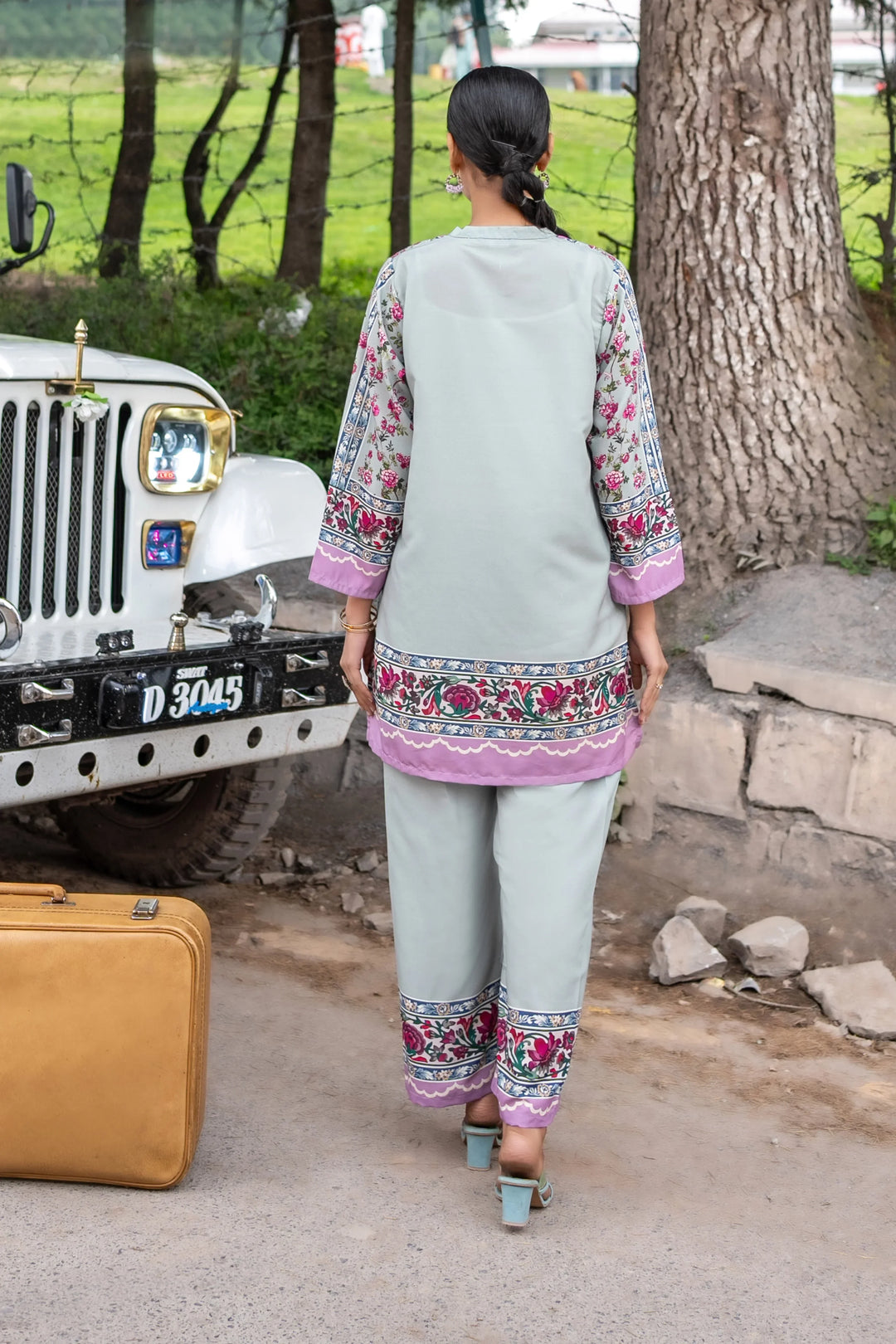 Dhaga Women Pret Printed 2 Piece poly cambric Ivy SS25DSP318 - Summer Collection