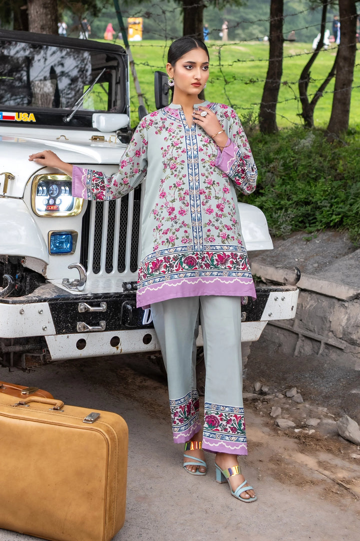 Dhaga Women Pret Printed 2 Piece poly cambric Ivy SS25DSP318 - Summer Collection