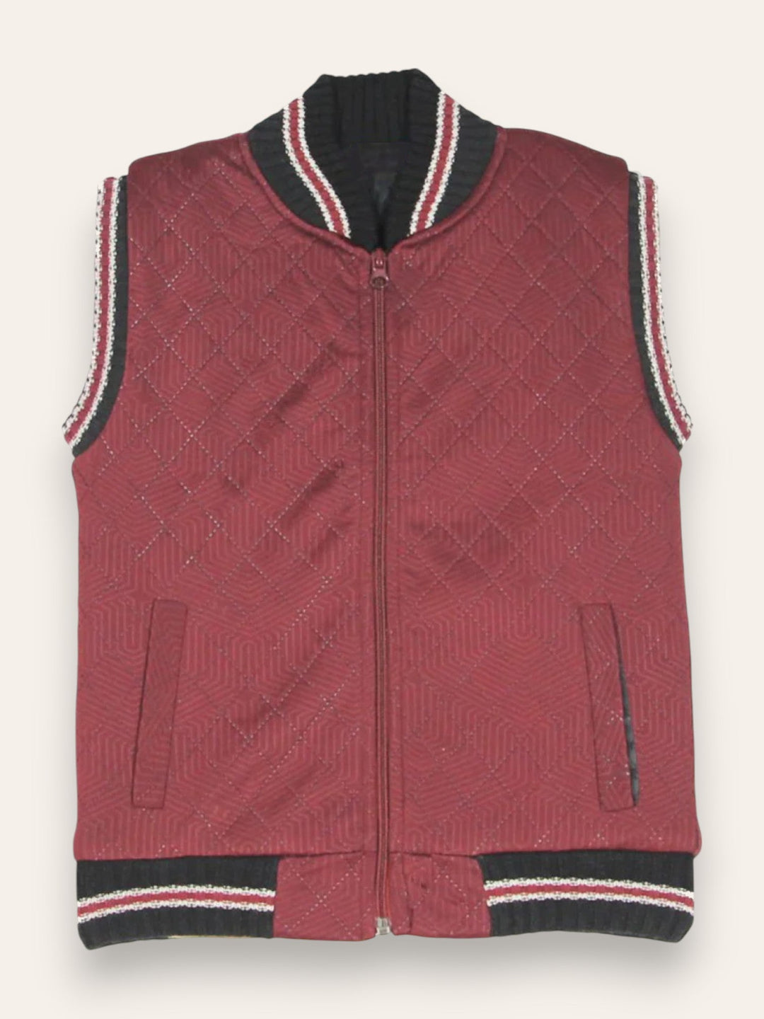Ixample Pret Printed Cotton 1 Piece Sleeveless Puffer Jacket
