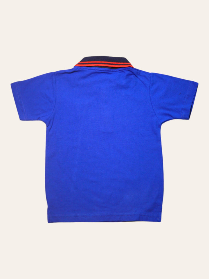Ixample Pret Embroidered Pique 1 Piece Royal IX Polo