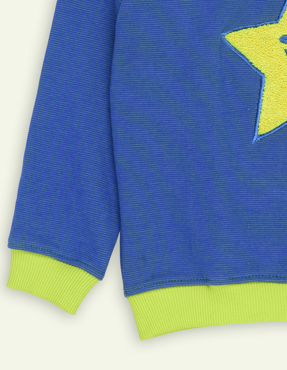 Ixample Kids Pret 1 Piece Embroidered Blue Star Sweatshirt - Winter Collection