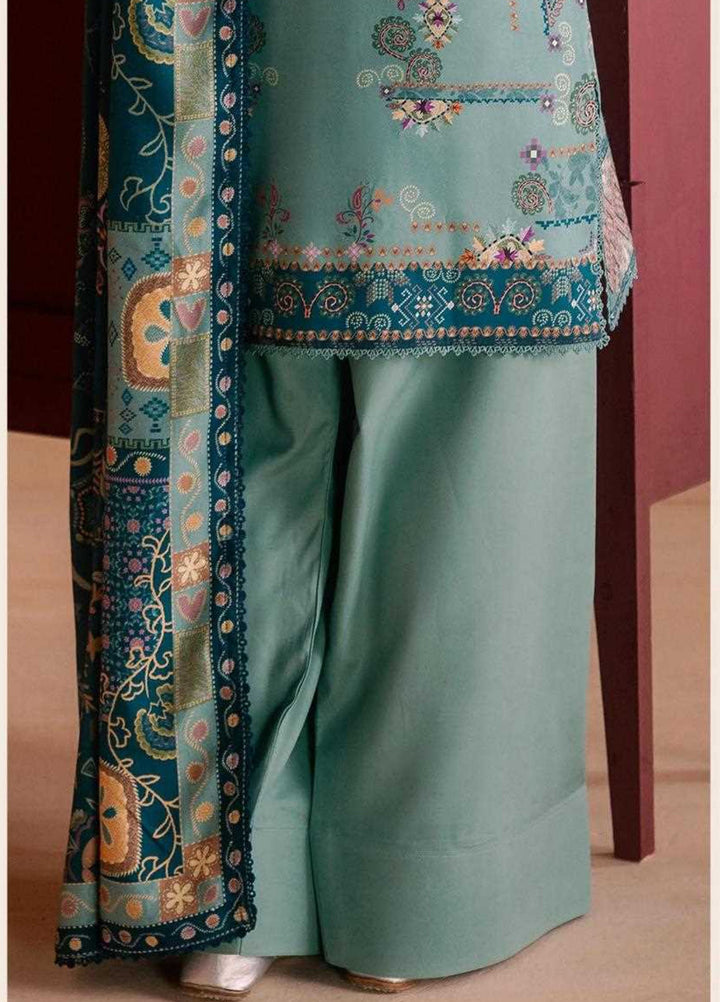 One Nation by Florent Unstitched Embroidered Viscose 3 Piece Suit FL26UON Inara - Casual Collection