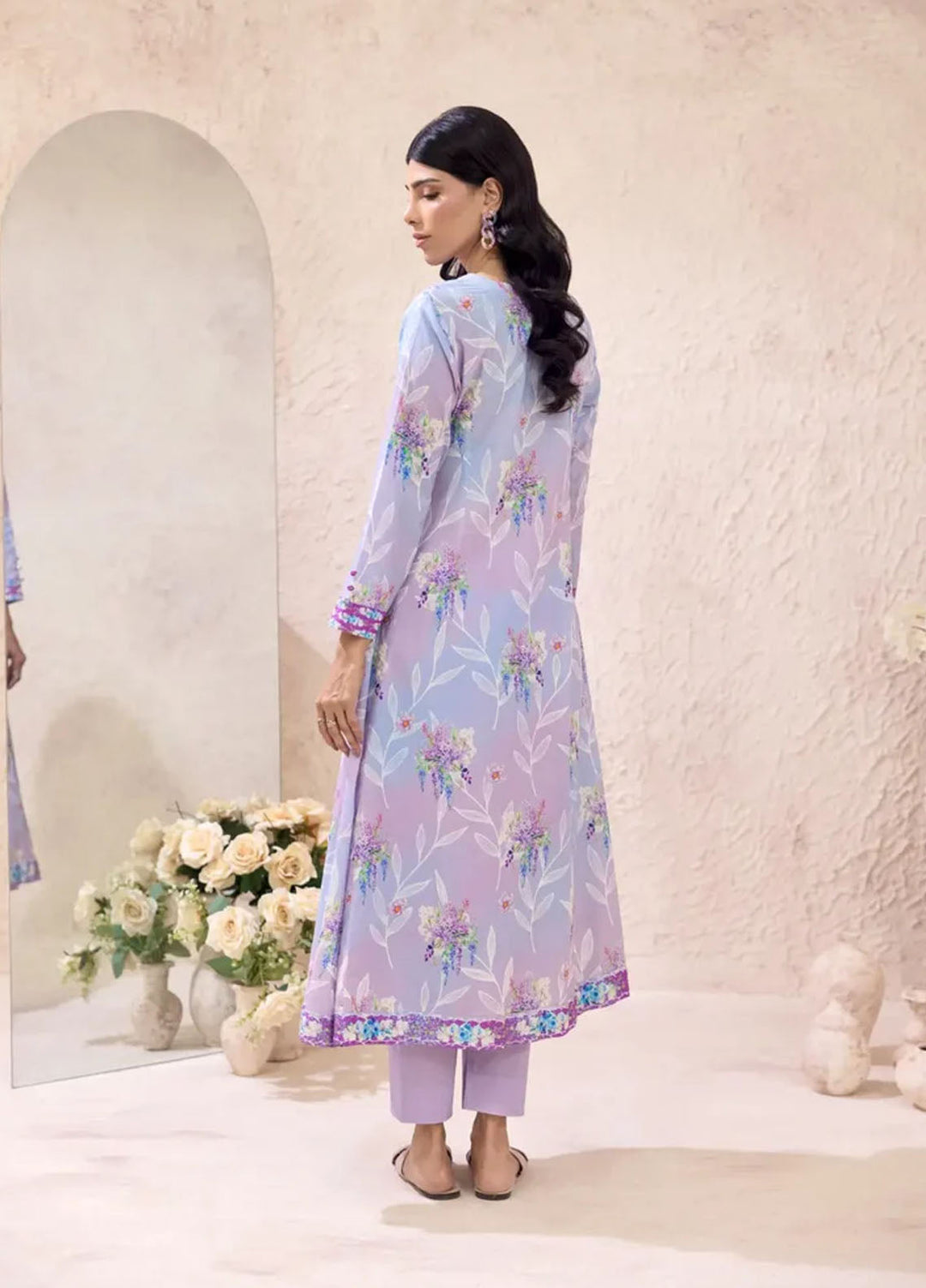 Claude Monet by Cyanic Pret Printed Cambric 2 Piece Iris