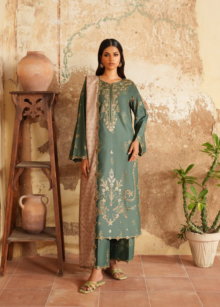 Iznik Pre Fall Printed Linen Suits Unstitched 3 Piece IZ25PF IPF-05 - Winter Collection