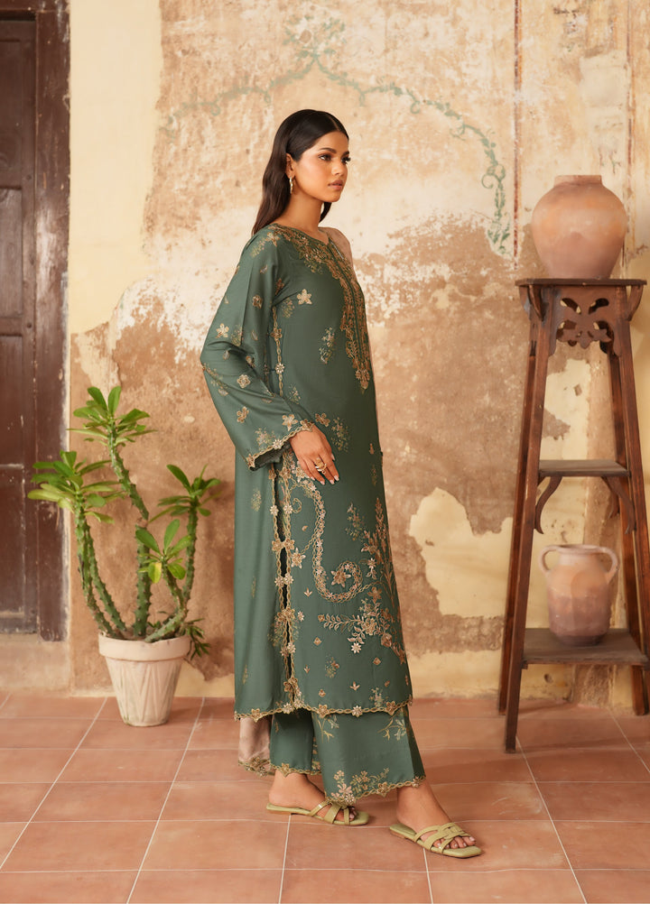 Iznik Pre Fall Printed Linen Suits Unstitched 3 Piece IZ25PF IPF-05 - Winter Collection