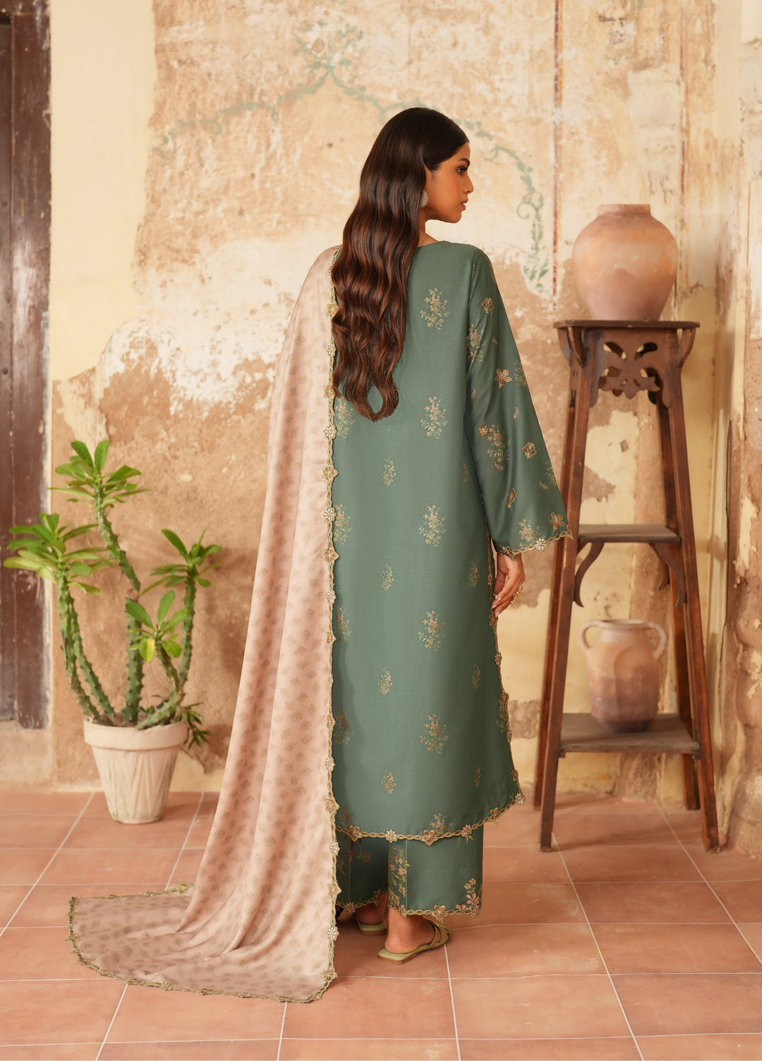 Iznik Pre Fall Printed Linen Suits Unstitched 3 Piece IZ25PF IPF-05 - Winter Collection