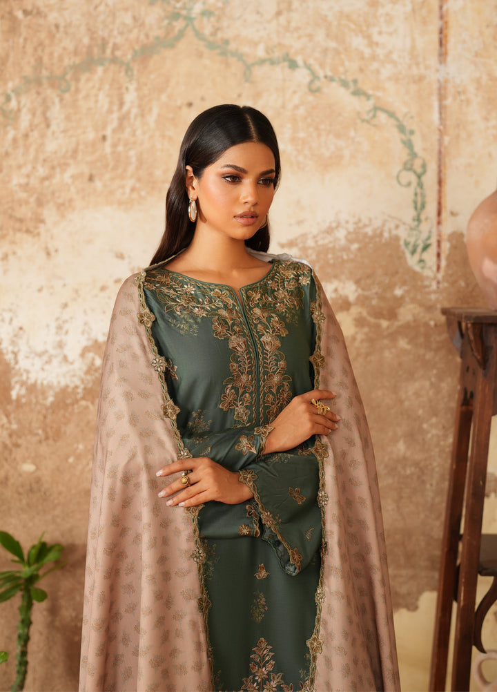 Iznik Pre Fall Printed Linen Suits Unstitched 3 Piece IZ25PF IPF-05 - Winter Collection