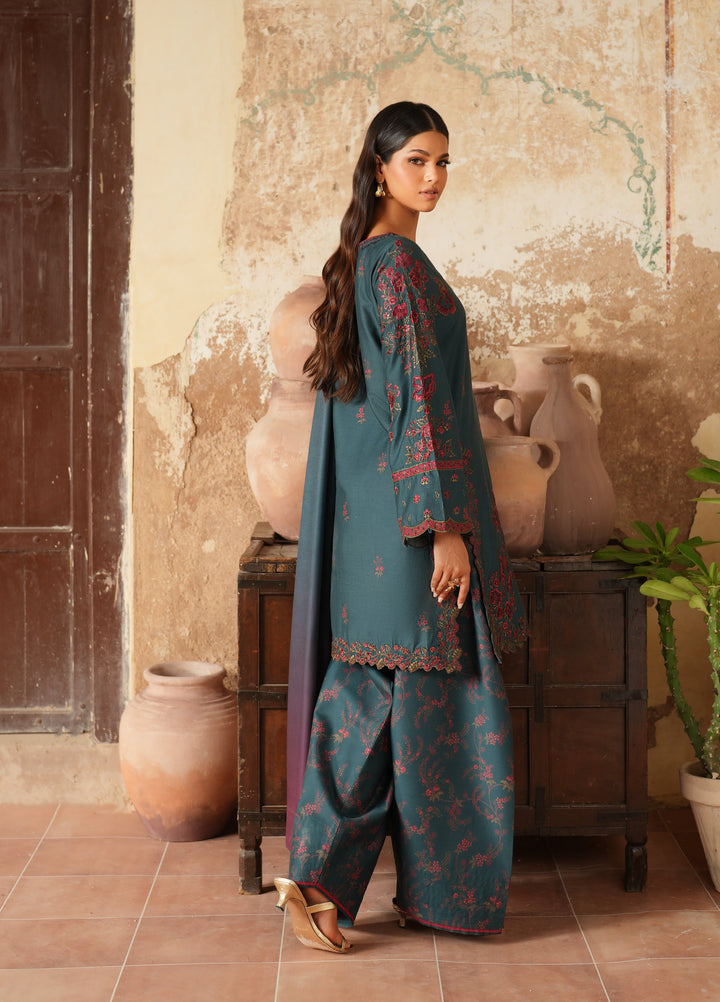 Iznik Pre Fall Printed Linen Suits Unstitched 3 Piece IZ25PF IPF-01 - Winter Collection