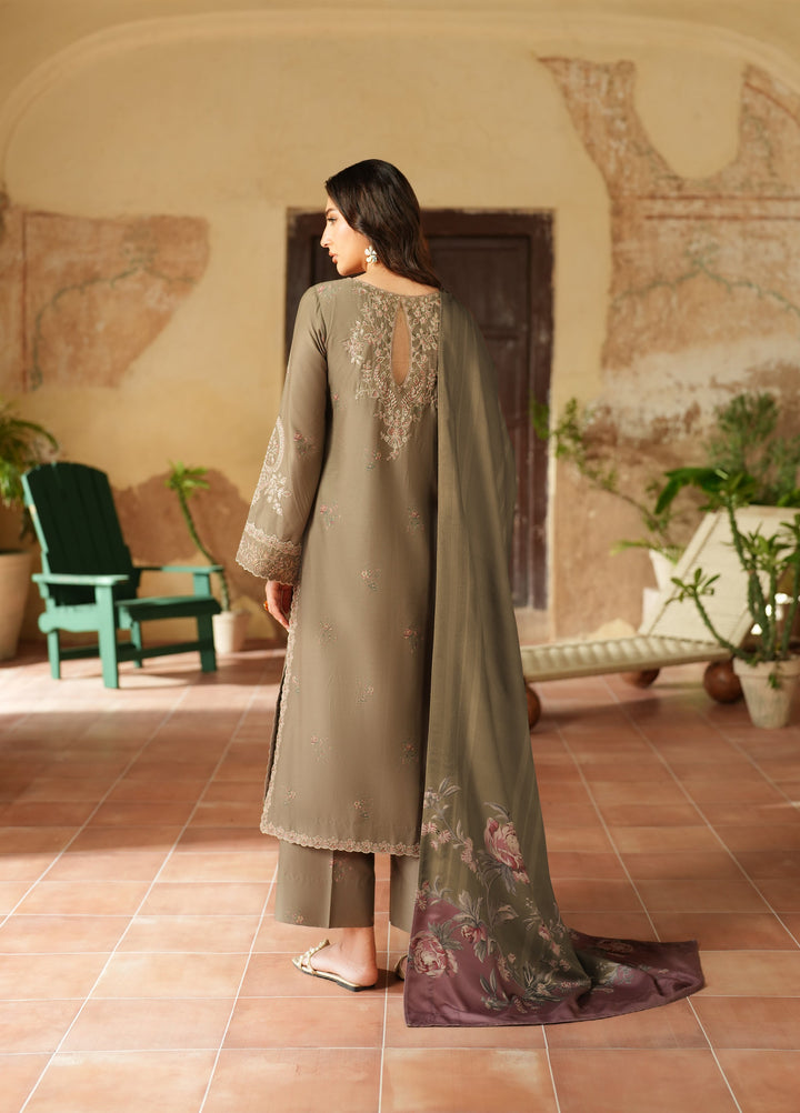 Iznik Pre Fall Printed Linen Suits Unstitched 3 Piece IZ25PF IPF-02 - Winter Collection