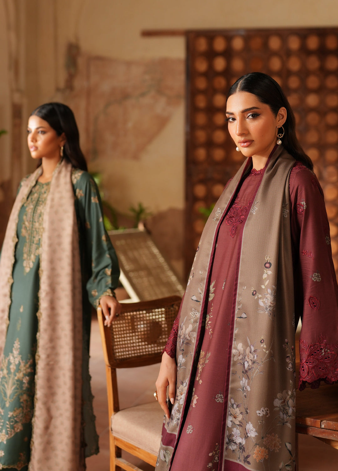 Iznik Pre Fall Printed Linen Suits Unstitched 3 Piece IZ25PF IPF-03 - Winter Collection
